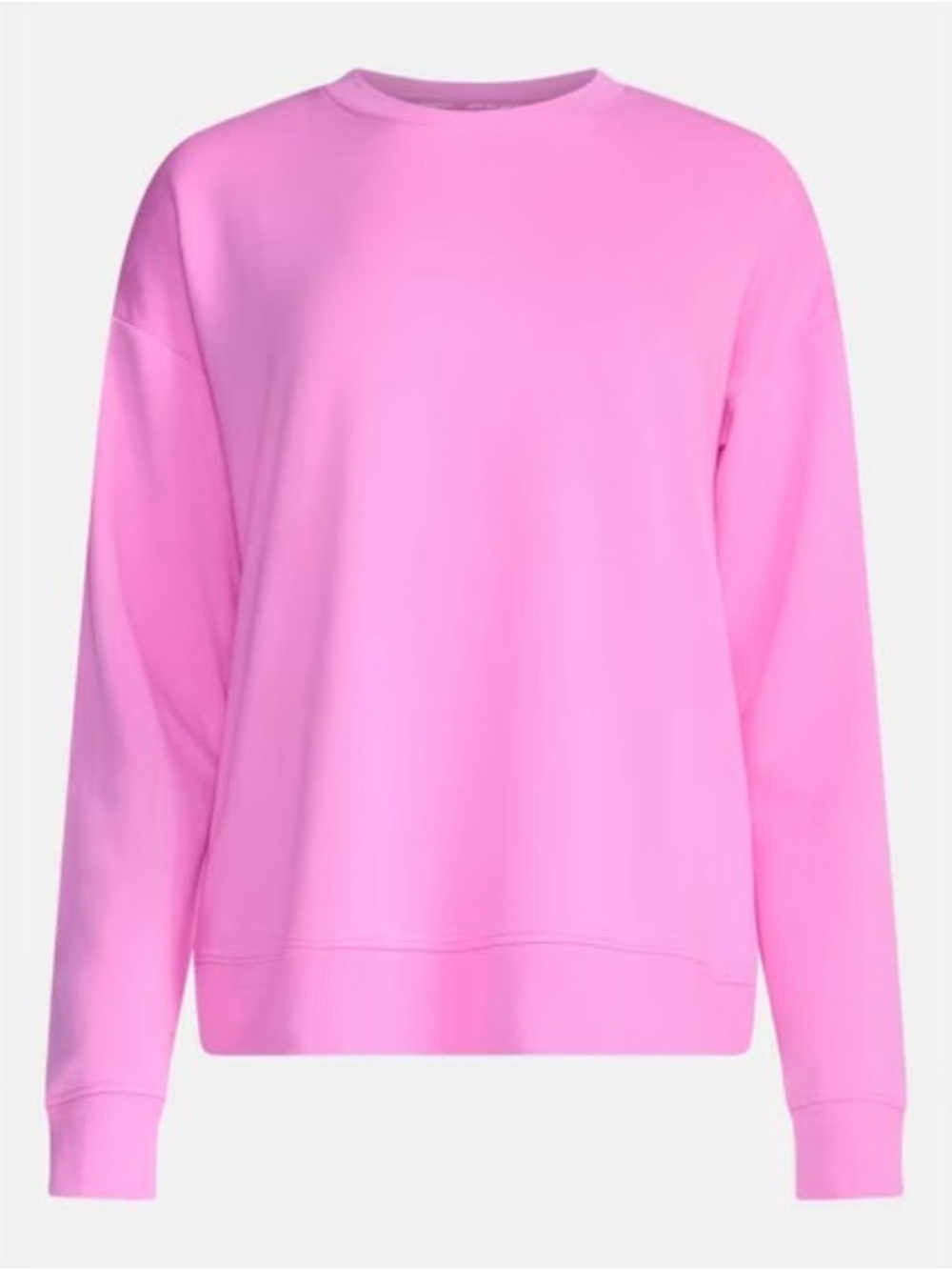 Joyspun Women's Fleece Lounge Sleep Top with Long Sleeves